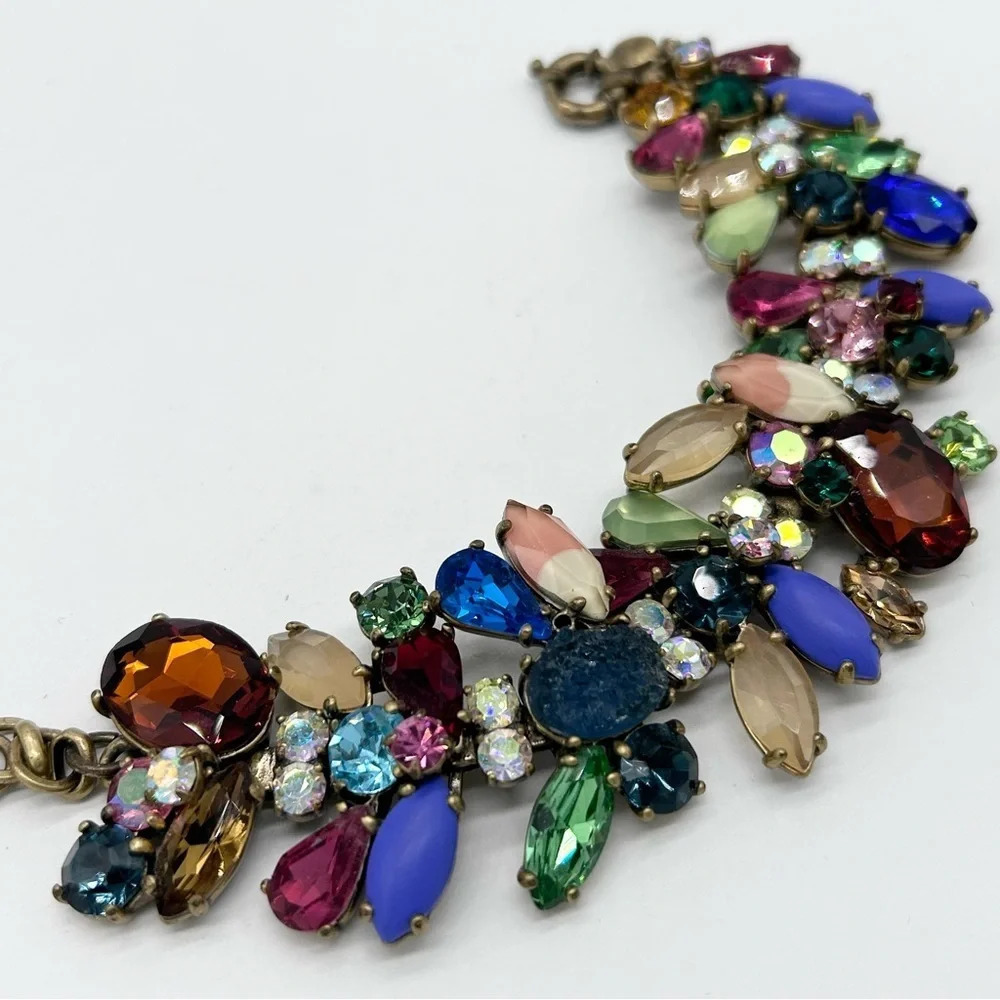 J. Crew Druzy Jeweled Bracelet - Picture 2 of 8